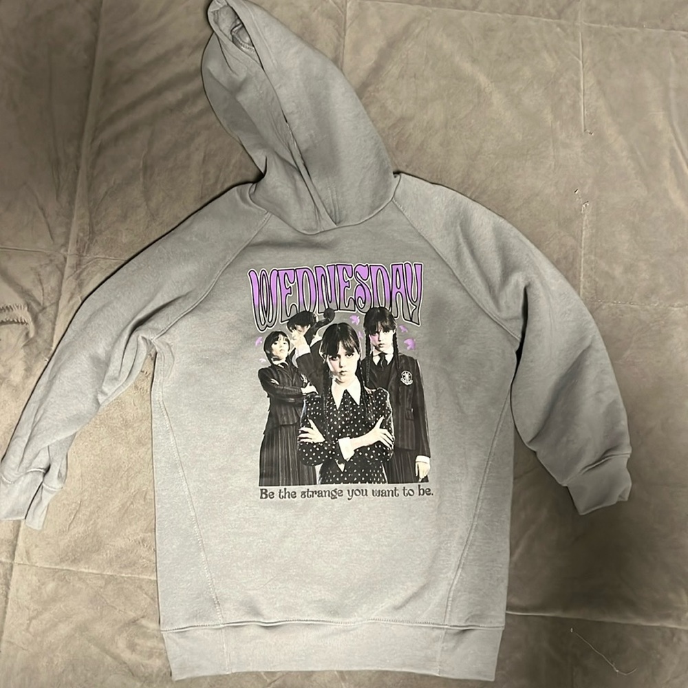 Brand new Wednesday hoodie. Youth size, small.